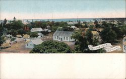 View of the capital of Tonga Nukualofa, Tonga South Pacific Postcard Postcard Postcard