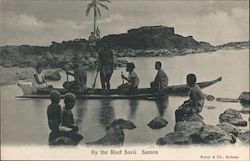 By the Reef Savai'i Samoa South Pacific Postcard Postcard Postcard