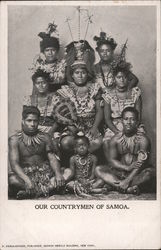 Our Countrymen of Samoa South Pacific Postcard Postcard Postcard