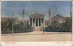 Photograph of Athens Academy in Greece Greece, Turkey, Balkan States Postcard Postcard Postcard