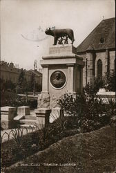 The Statue of Lupoaicei Postcard