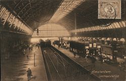 Amsterdam, Centraalstation Postcard