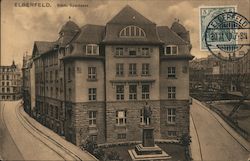 Elberfeld, Stadt, Sparkasse Postcard