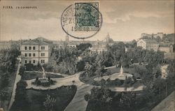 Panoramic view of a German park Pirna, Germany Postcard Postcard Postcard