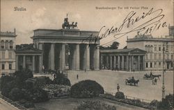 Brandenburger Tor mit Pariser Platz Berlin, Germany Postcard Postcard Postcard