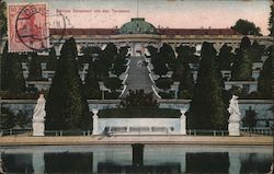 Terraces of Sanssouci Palace Potsdam, Germany Postcard Postcard Postcard