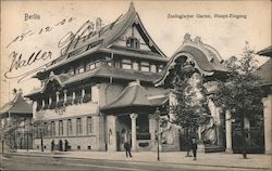 Berlin Zoologischer Garten, Haupt-Eingang Postcard