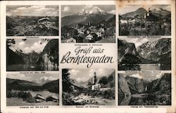 Greetings from Berchtesgaden Germany Postcard Postcard Postcard