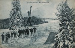 Wintersport: Skisprung Skiing Postcard Postcard Postcard