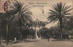 Napoli - Villa Comunale Cassa Armonica Postcard