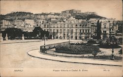 Piazza Vittoria e Castel S. Elmo Postcard