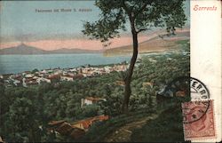 Panorama of St. Anthony's Hill - Sorrento Italy Postcard Postcard Postcard