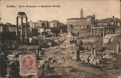 Roma - Foro Romano e Basilica Giulia Rome, Italy Postcard Postcard Postcard