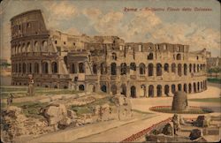 Rome - Flavian Amphitheatre Colosseum Italy Postcard Postcard Postcard