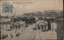 Bergamo - Panorama vista de Porto Nuova Italy Postcard Postcard Postcard