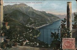 View from the Terrace of Hotel Palumbo Ravello, Italy Postcard Postcard Postcard