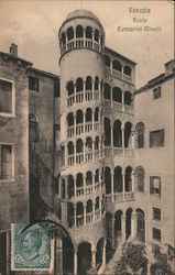 Venice - Contarini Minelli staircase Postcard