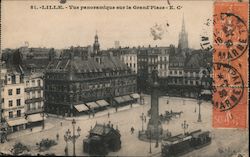 Vue Panoramique Sur la Grand Place Postcard