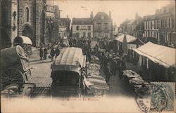 Vue du Marche Arrou, France Postcard Postcard Postcard