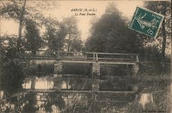 Arrou (Eure-et-Loir) - The Bridge Foulon Postcard