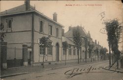 A row of houses in a French village Postcard