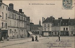 Mortagne (Orne) - Place d'Armes Postcard