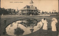 Vichy - Le Golf et la Bassin Postcard