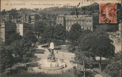 St.Etienne - Place du Palais des Arts - CC Postcard