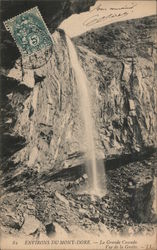 Enivirons du Mont-Dore - La Grande Cascade Vue de la Grotte Postcard