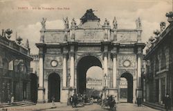 Photograph of the Arc de Triomphe in Nancy, France Postcard