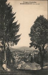 Vosges illustrees, Remiremont dans son nld Postcard