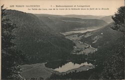 Retournmer et Lonemer La Vallee des Lacs, vue de la Schlucht la foret de la Brande Postcard