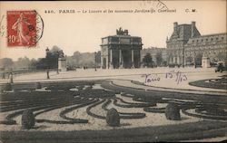 The Louvre and Carrousel Garden Postcard