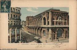 Toulouse - front of Museum Rue D'Alsace Postcard