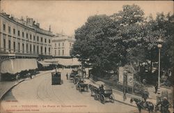 Toulose - La Place et Square Layafette Postcard