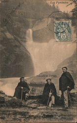 Les Pyrenees, Cascade du Cerisey Postcard