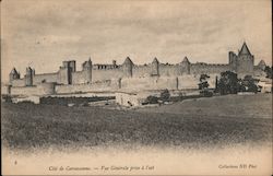 Carcassonne's fortified city France Postcard Postcard Postcard