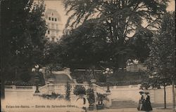 Entrée du Splendide-Hôtel Évian-les-Bains, France Postcard Postcard Postcard