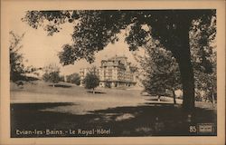 Hôtel Royal Évian-les-Bains, France Postcard Postcard Postcard