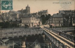 Le Pont en X Le Mans, France Postcard Postcard Postcard