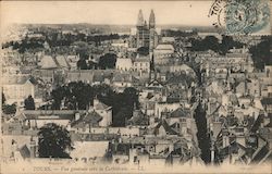 Vue Generale Vers la Cathedrale Postcard