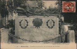 Tomb of a French archaeologist Abbeville, France Postcard Postcard Postcard