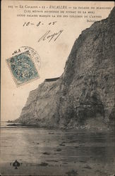 Cape White Nose, This Cliff Marks the End of the Hills of Artois Calais, France Postcard Postcard Postcard