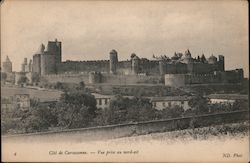 Vue du Cite Prise au Nord-Est Carcassonne, France Postcard Postcard Postcard