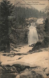 Les Pyrenees, Casacde supericure du Pont d'Espagne Postcard