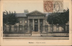 Palais de Justice Reims, France Postcard Postcard Postcard