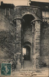 Medieval French doorway Postcard