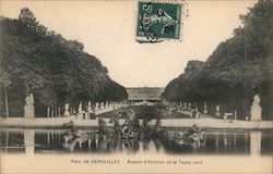 Parc de Versailles, Bassin d'Apollon et le Tapis Vert France Postcard Postcard Postcard