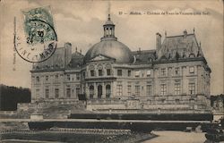 Melun - Chateau de Vaux-le-Vicomte (cote Sud) France Postcard Postcard Postcard