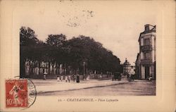 Place Lafayette Chateauroux, France Postcard Postcard Postcard